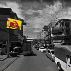 จอ LED สุพรรณบุรี - ถนนพระพันวษา มุ่งหน้าตลาดสดเทศบาล 3
