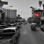 จอ LED เพชรบุรี - สี่แยกตลาดสดอนามัย ถนนสุรินทร์ฤาไชย